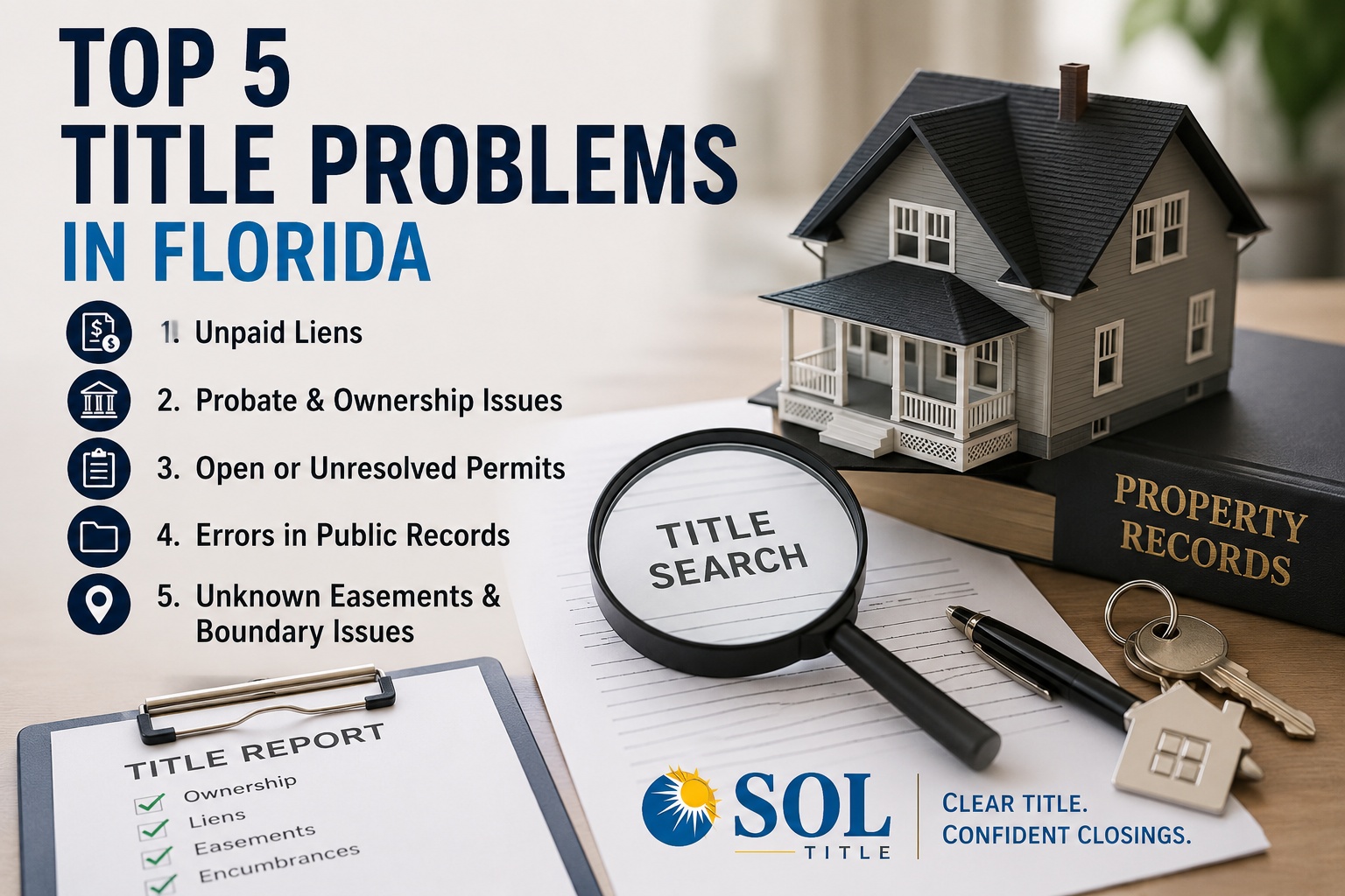 Top 5 Title Problems in Florida Real Estate